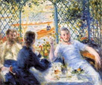 almuerzo de piragüistas Pierre Auguste Renoir Pinturas al óleo